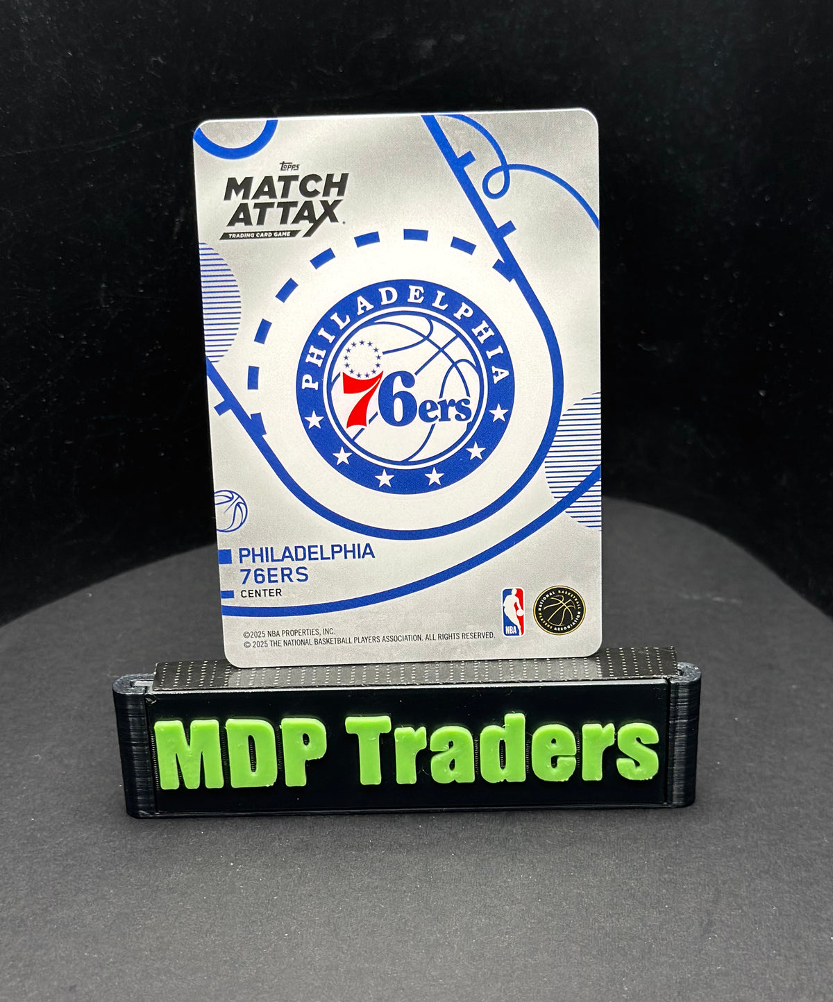 2025-26 Topps Match Attax Joel Embiid #14 White Base — stand back