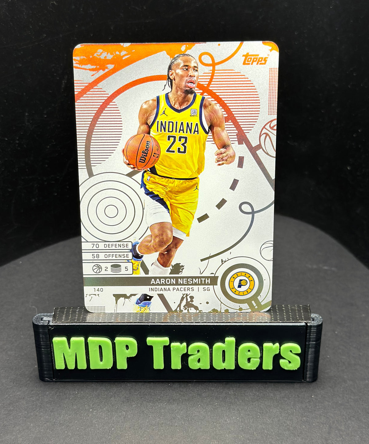 2025-26 Topps Match Attax Aaron Nesmith #140 White Base — stand front