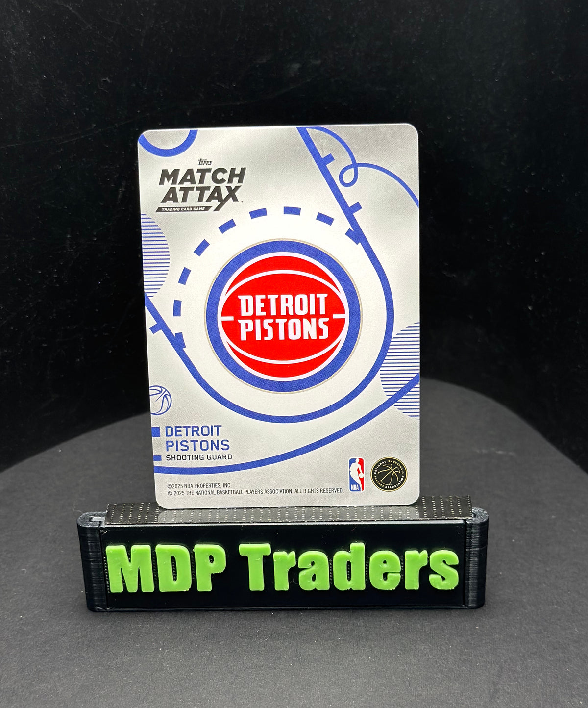 2025-26 Topps Match Attax Malik Beasley #139 White Base — stand back