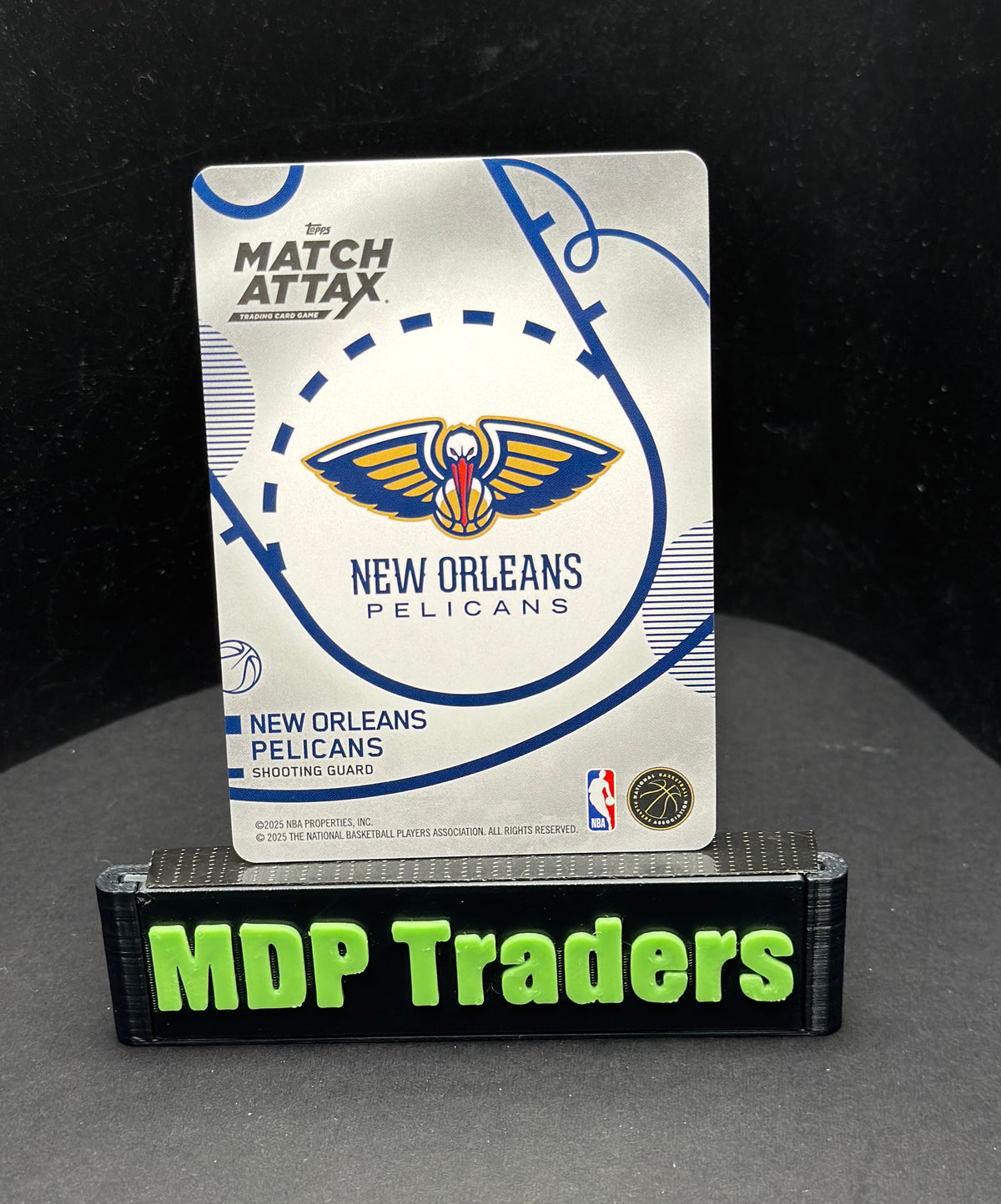 2025-26 Topps Match Attax CJ McCollum #150 White Base — stand back