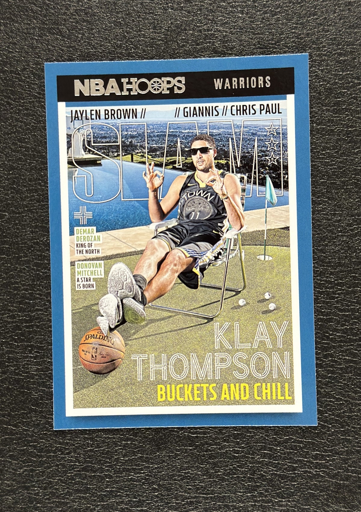 2021-22 Panini NBA Hoops Klay Thompson SLAM #215 - front