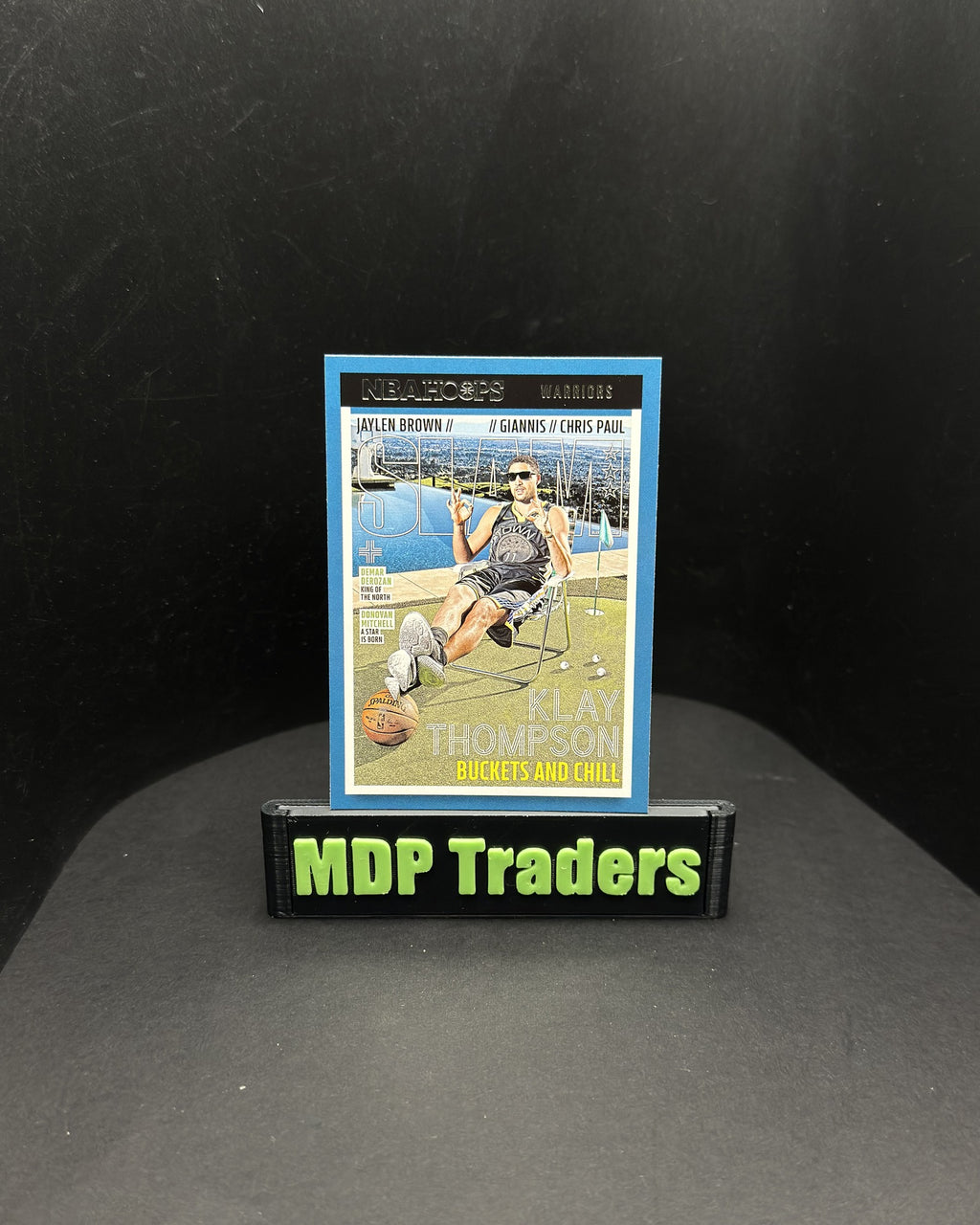 2021-22 Panini NBA Hoops Klay Thompson SLAM #215 - display front