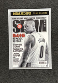 2020-21 Panini NBA Hoops Damian Lillard SLAM Winter #16 - front