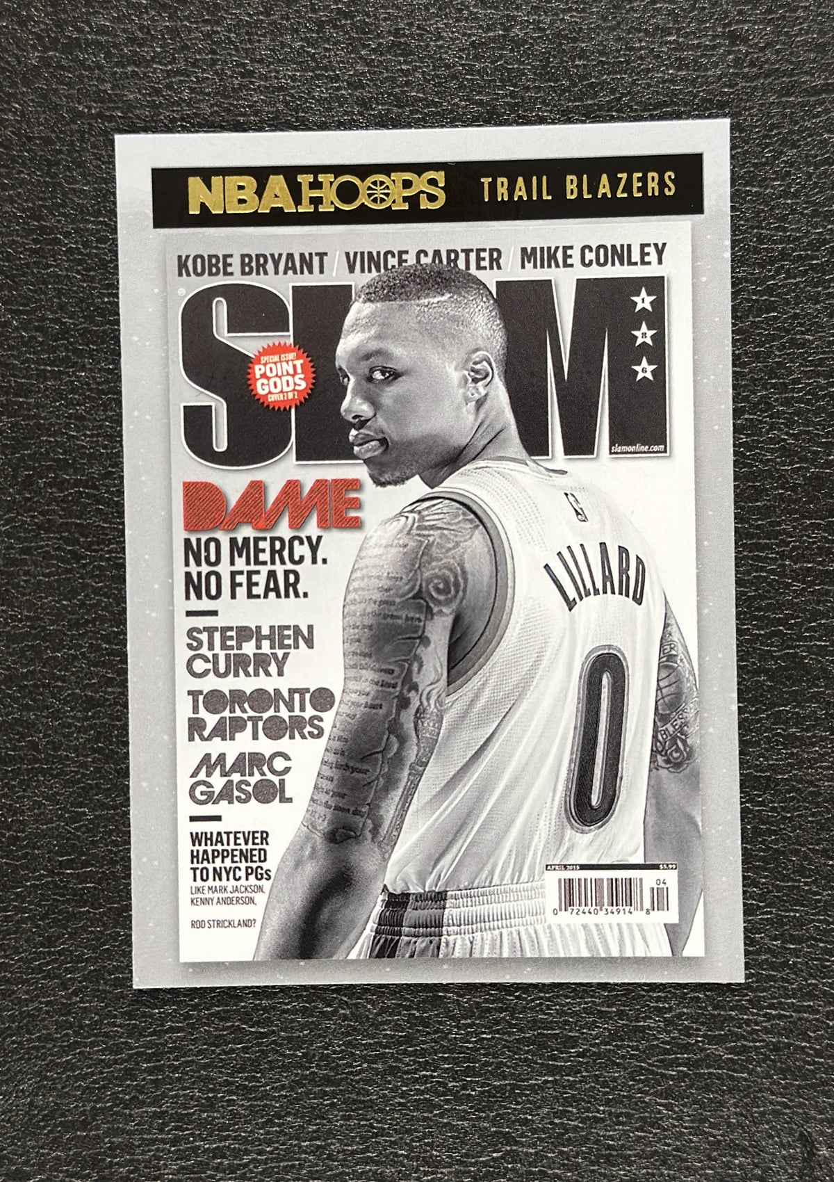 2020-21 Panini NBA Hoops Damian Lillard SLAM Winter #16 - front