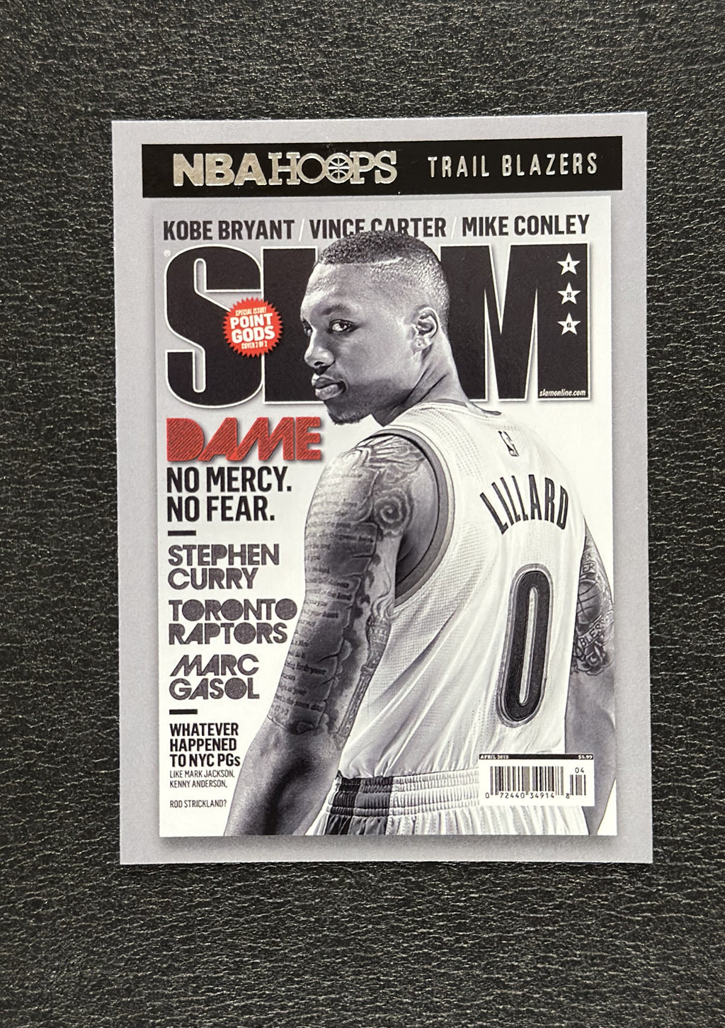 2020-21 Panini NBA Hoops Damian Lillard SLAM #16 - front