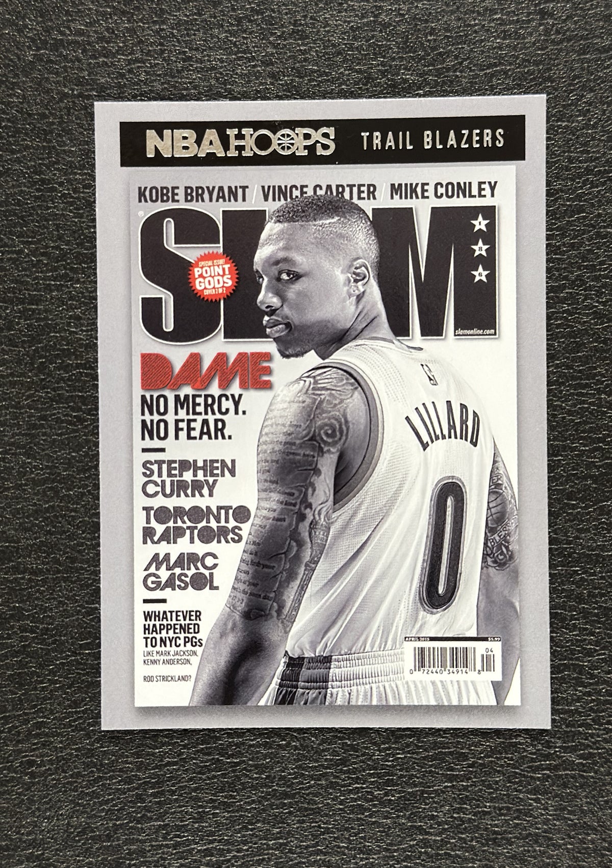 2020-21 Panini NBA Hoops Damian Lillard SLAM #16 - front