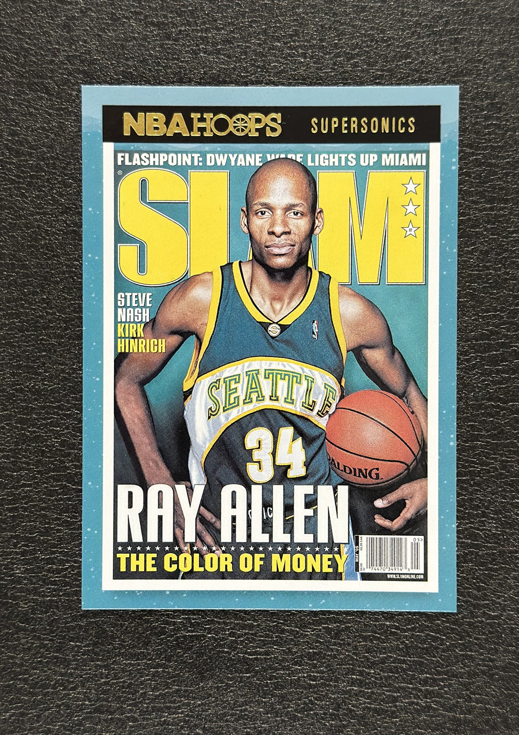 2021-22 Panini NBA Hoops Ray Allen SLAM Winter #87 - front