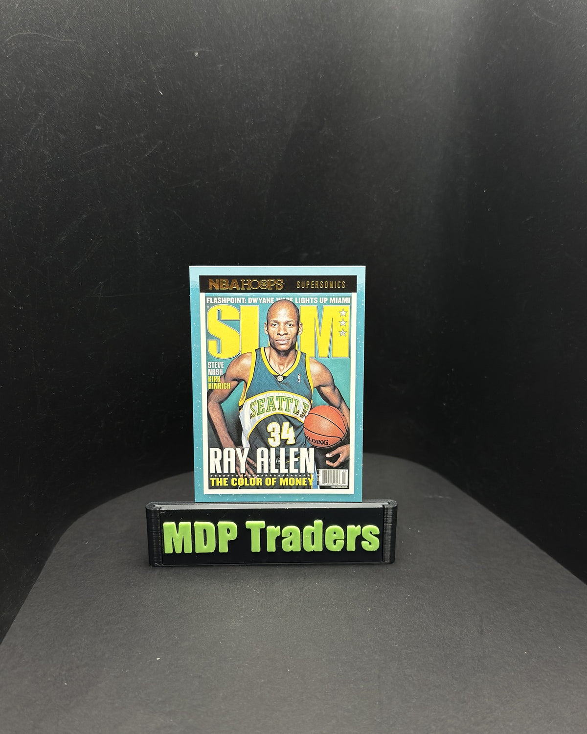 2021-22 Panini NBA Hoops Ray Allen SLAM Winter #87 - display front
