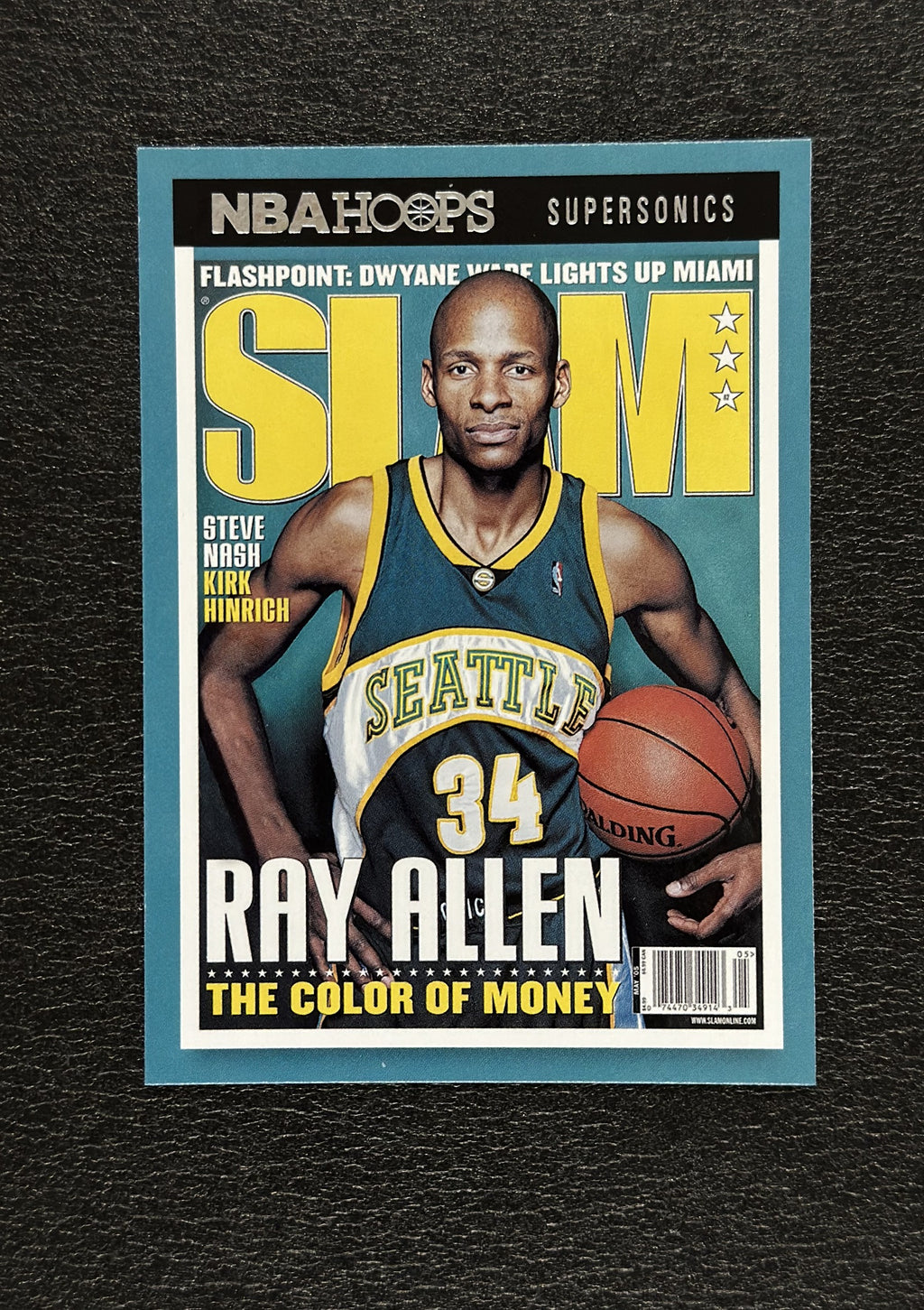 2021-22 Panini NBA Hoops Ray Allen SLAM #87 - front