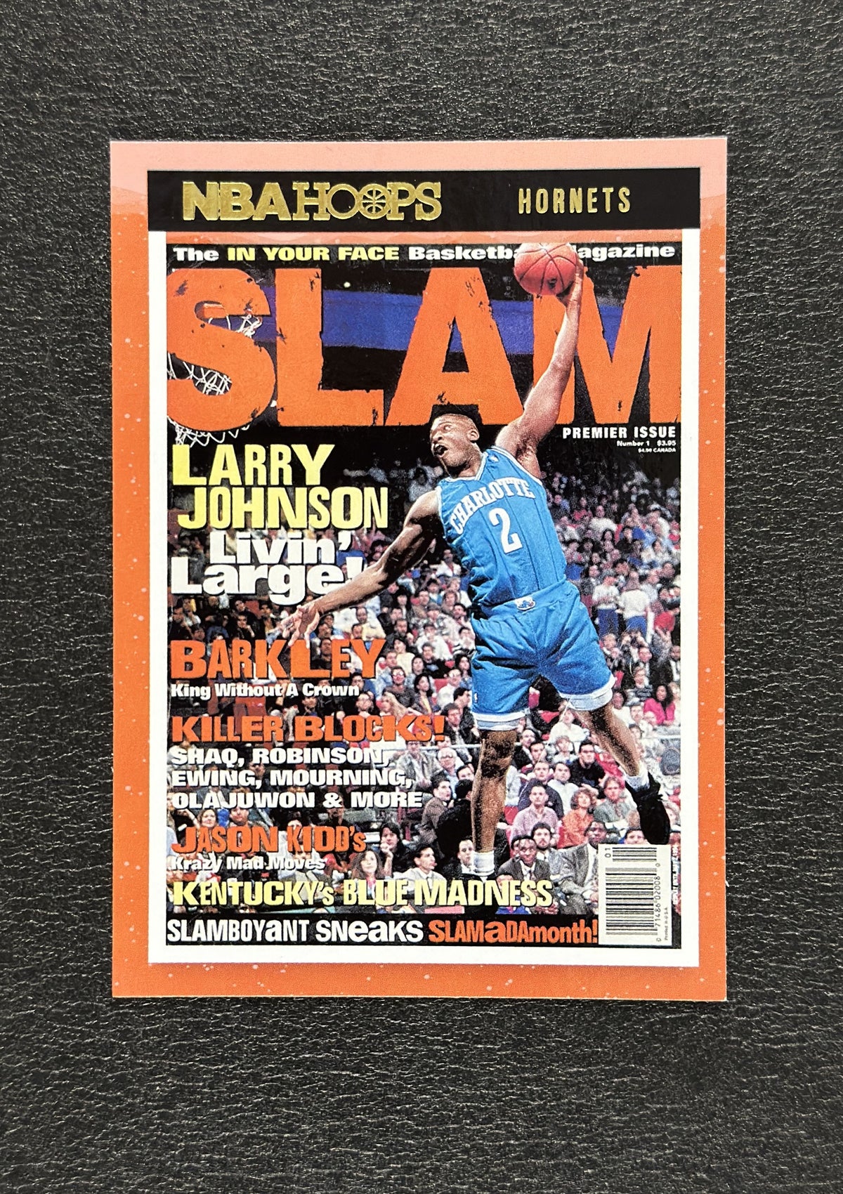 2021-22 Panini NBA Hoops Larry Johnson SLAM Winter #1 - front