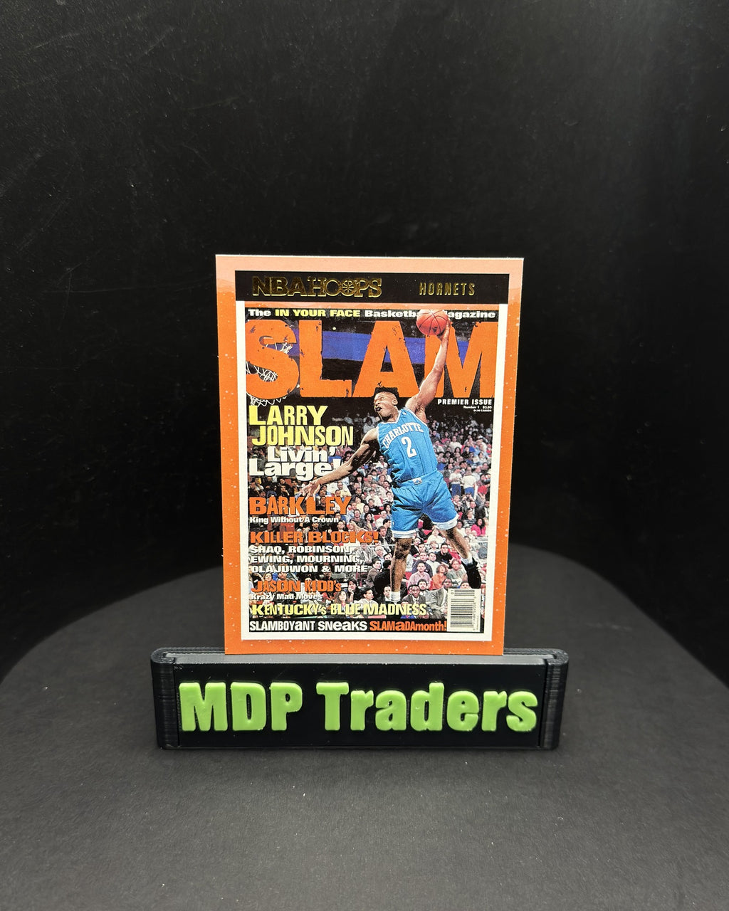 2021-22 Panini NBA Hoops Larry Johnson SLAM Winter #1 - display front