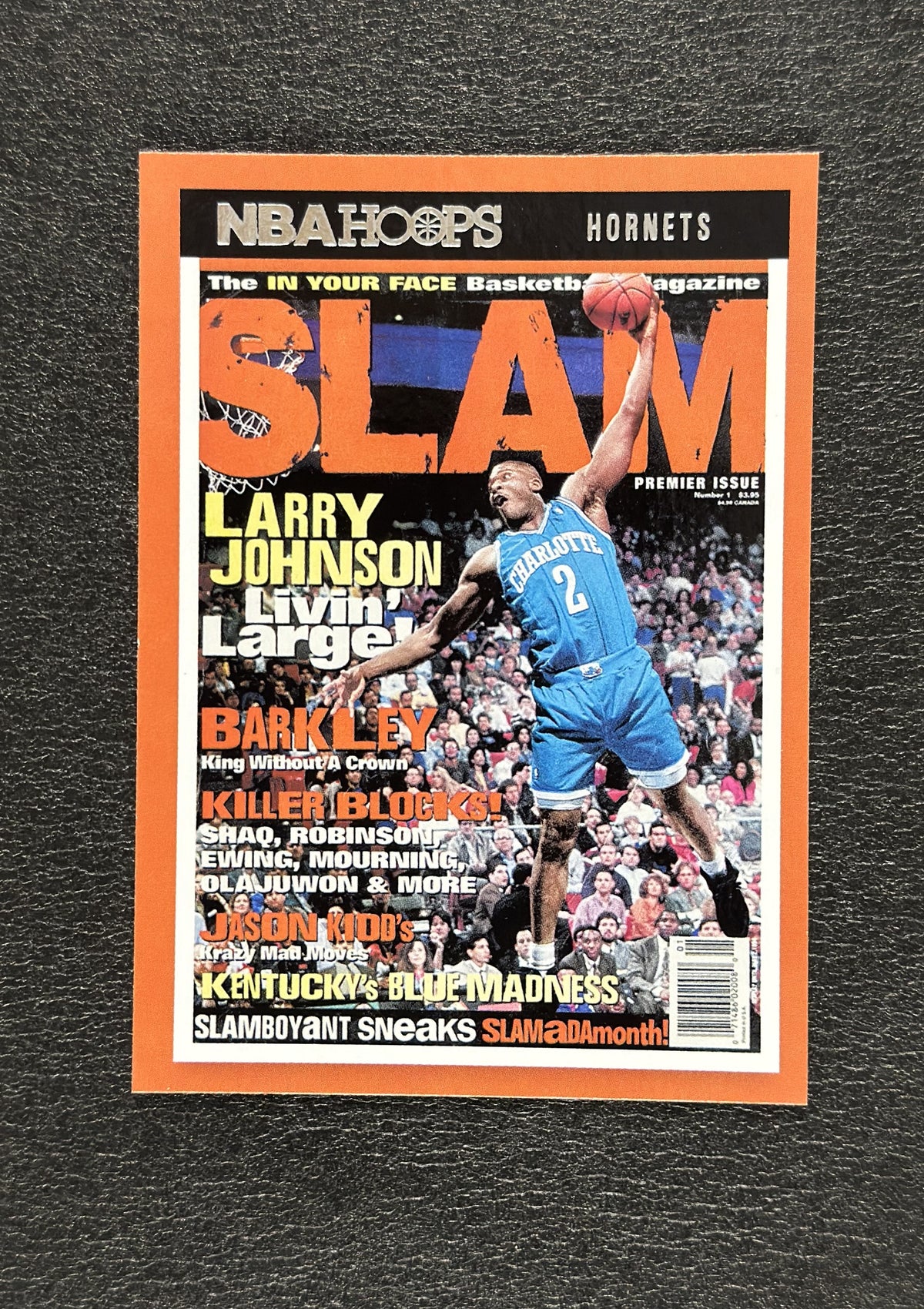 2021-22 Panini NBA Hoops Larry Johnson SLAM #1 - front