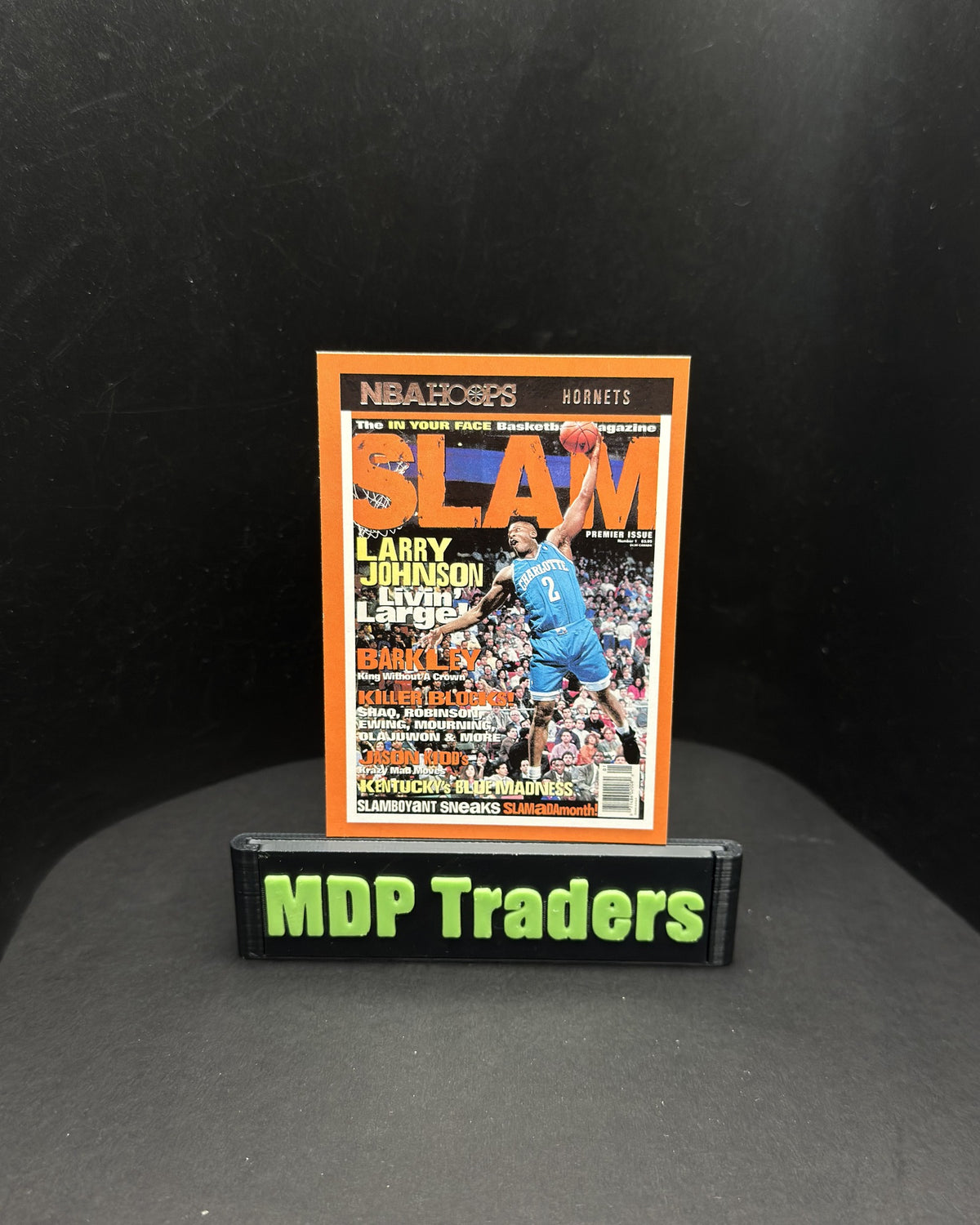 2021-22 Panini NBA Hoops Larry Johnson SLAM #1 - display front