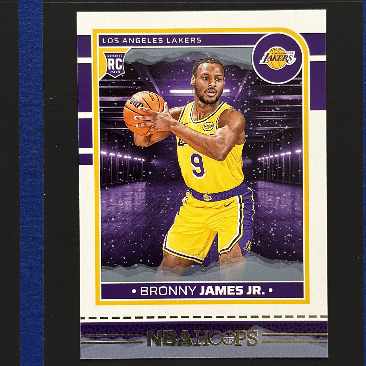 2024-25 Panini NBA Hoops Winter Bronny James Jr. RC #280 — front view