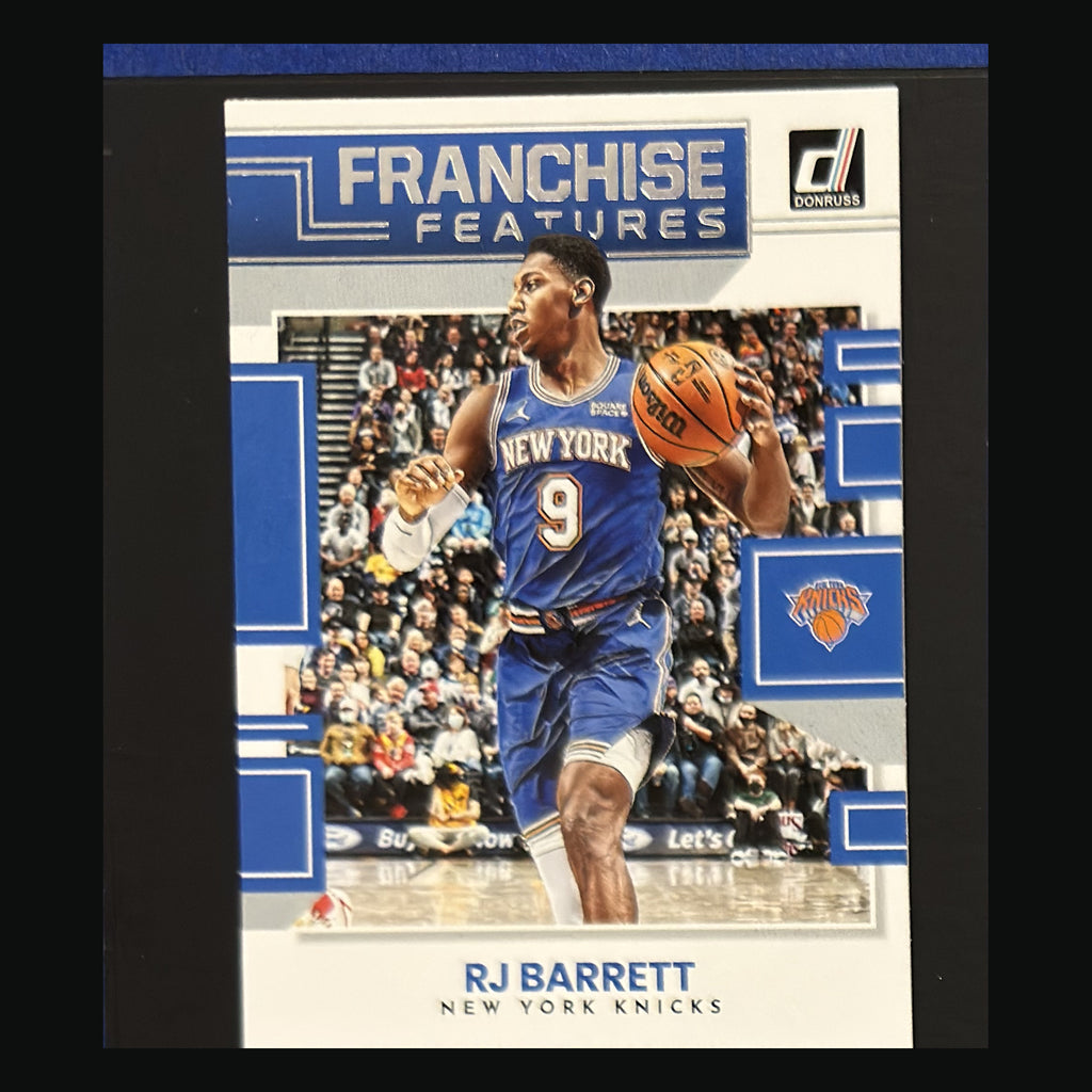 2022-23 Panini Donruss Franchise Features R.J. Barrett #3 — front view