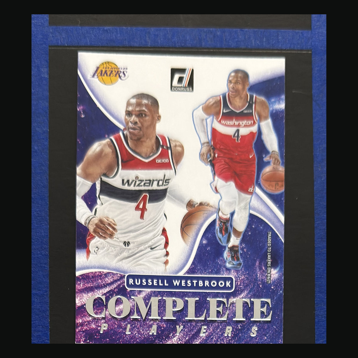 2021-22 Panini Donruss Complete Players Russell Westbrook #4 — front view