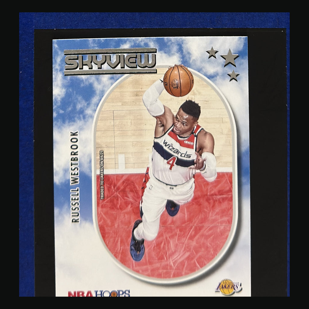 2021-22 Panini NBA Hoops Skyview Russell Westbrook #19 — front view
