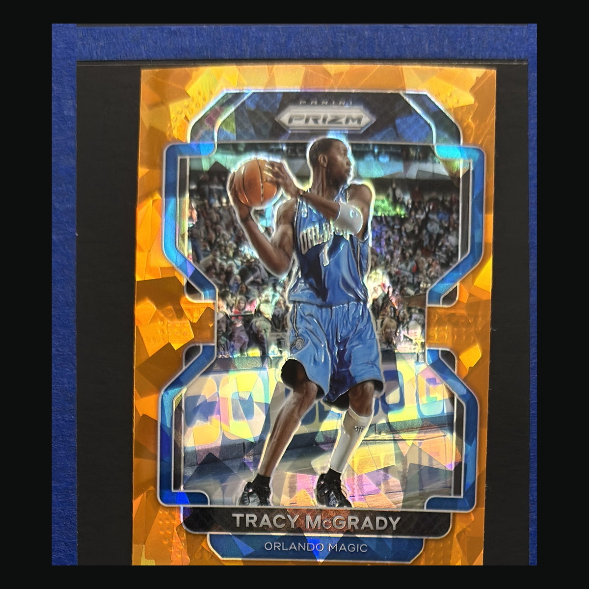 2021-22 Panini Prizm Orange Cracked Ice Tracy McGrady #253 — front view