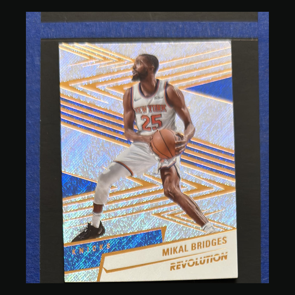 Front of 2024-25 Panini Revolution Mikal Bridges #25