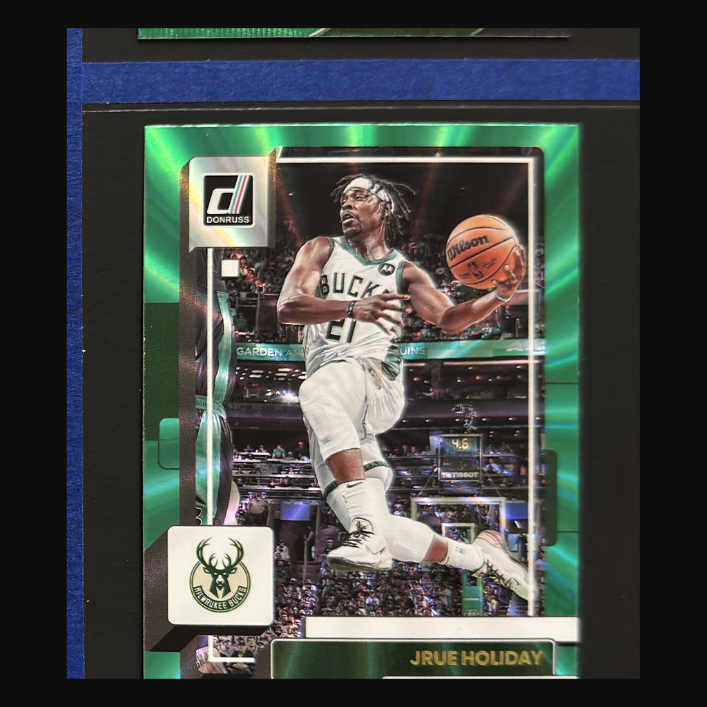 2022-23 Panini Donruss Holo Green Laser Jrue Holiday #55 — front