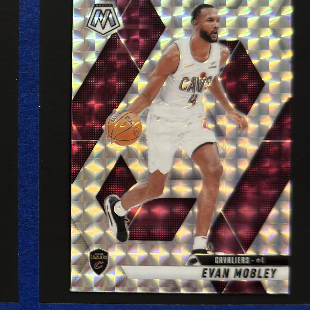 2024-25 Panini Mosaic Silver Mosaic Evan Mobley #133 — front view