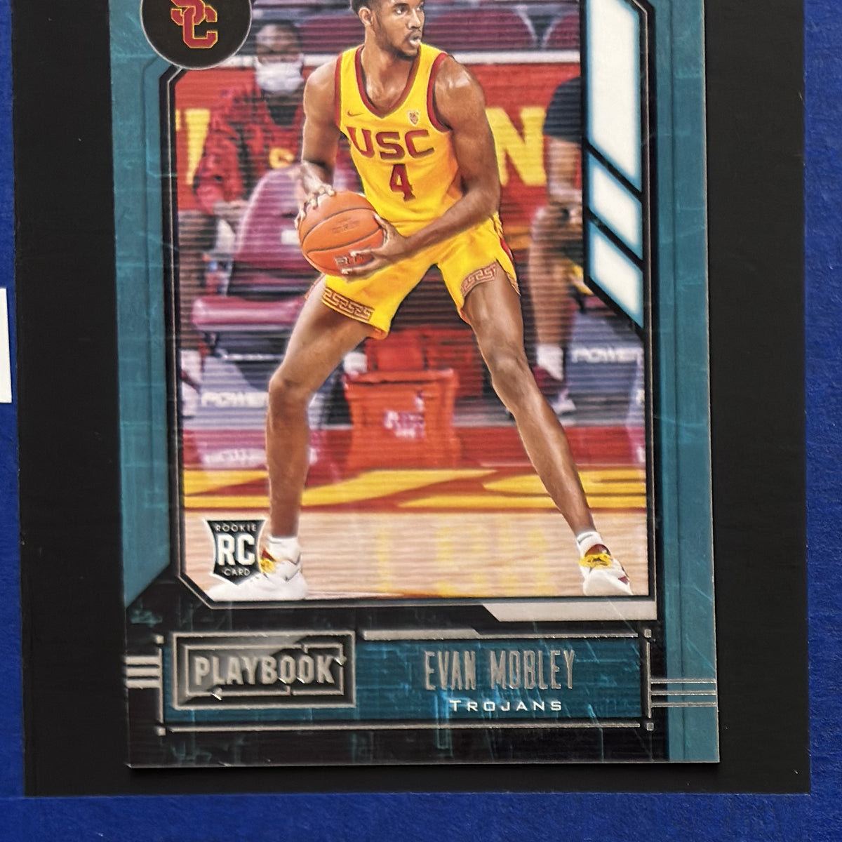 2021-22 Panini Chronicles Draft Picks Playbook Evan Mobley RC #319 — front view