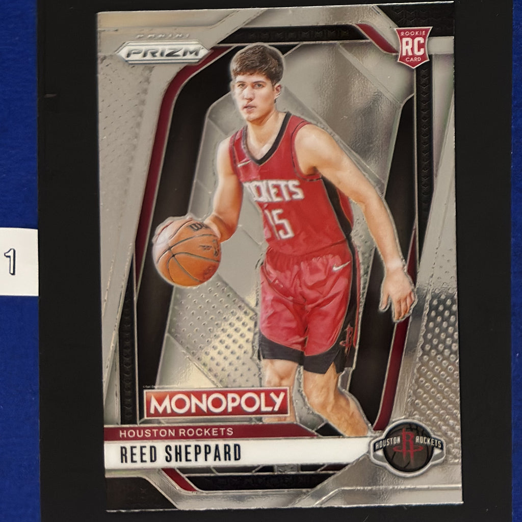 2024-25 Panini Prizm Monopoly Reed Sheppard RC #72 — front view