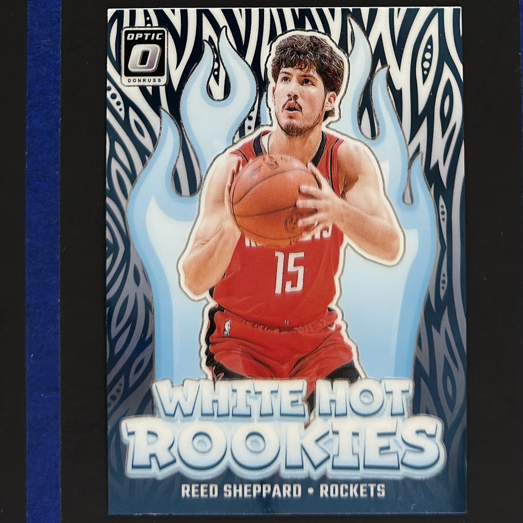 2024-25 Panini Donruss Optic White Hot Rookies Reed Sheppard RC #12 — front view