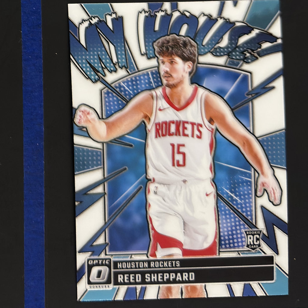 2024-25 Panini Donruss Optic My House! Reed Sheppard RC #18 — front view