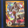 2021-22 Panini Prizm Draft Picks Orange Cracked Ice Evan Mobley RC #2 — front view