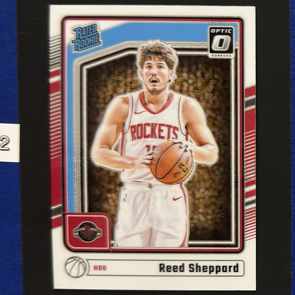 2024-25 Panini Donruss Optic Rated Rookie Reed Sheppard RC #255 — front view