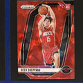 2024-25 Panini Prizm Red Cracked Ice Reed Sheppard RC #268 — front view