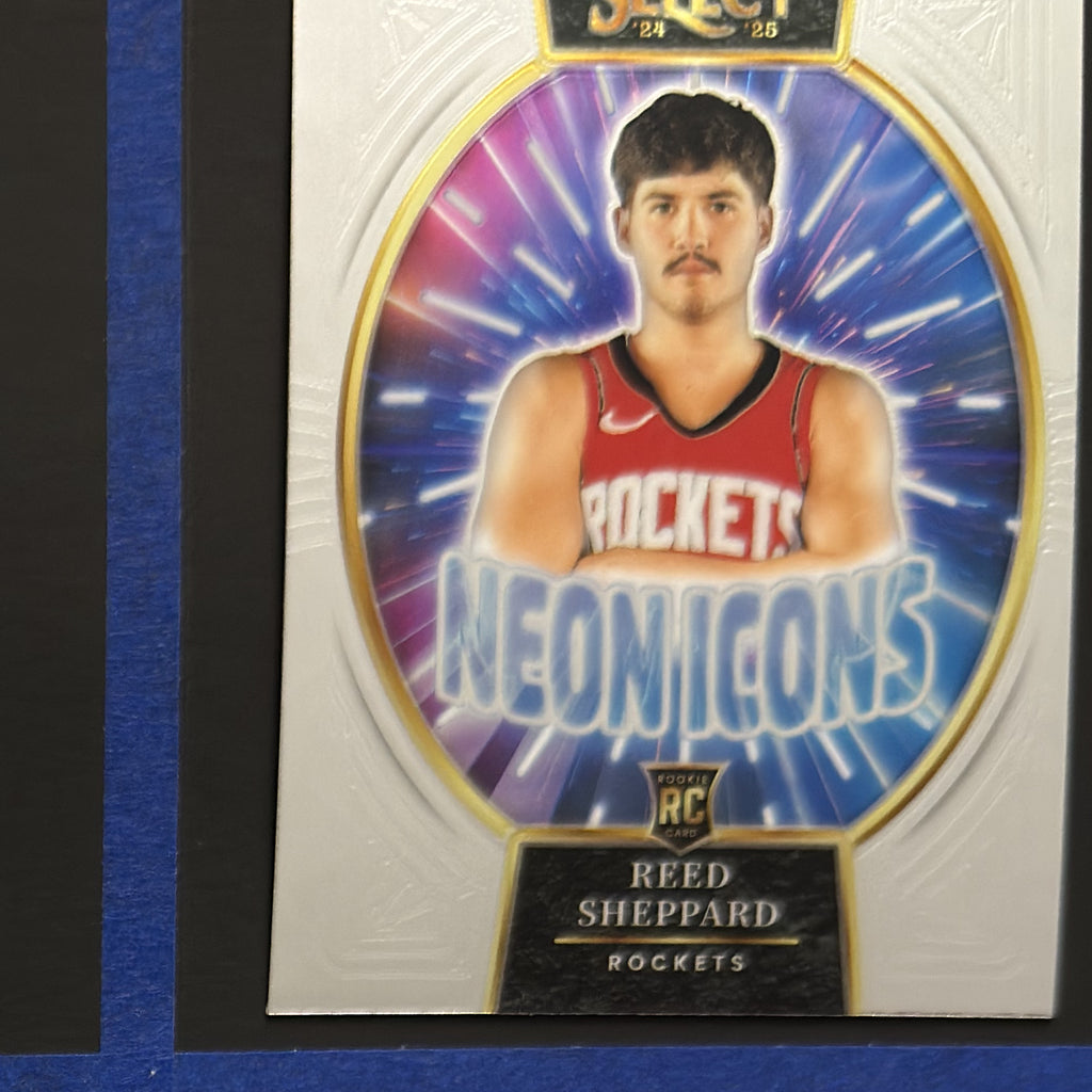 2024-25 Panini Select Neon Icons Reed Sheppard RC #13 — front view