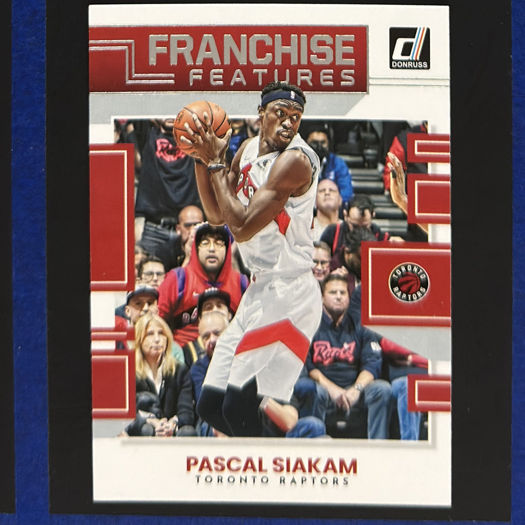 2022-23 Panini Donruss Franchise Features Pascal Siakam #5 — front view