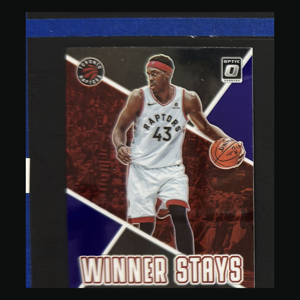 2022-23 Panini Donruss Optic Winner Stays Purple Prizm Pascal Siakam #3 — front image