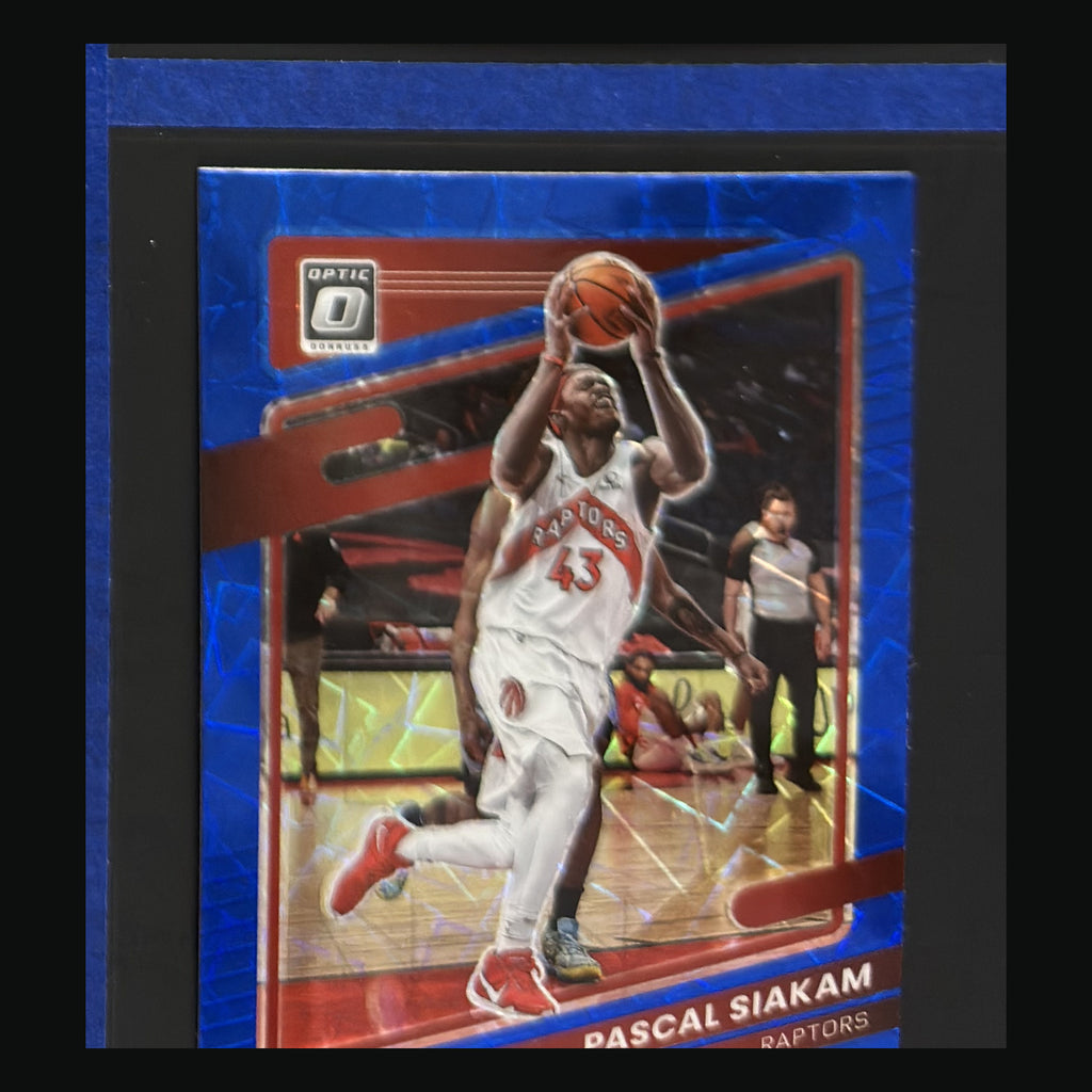 2021-22 Panini Donruss Optic Blue Velocity Prizm Pascal Siakam #123 — front image
