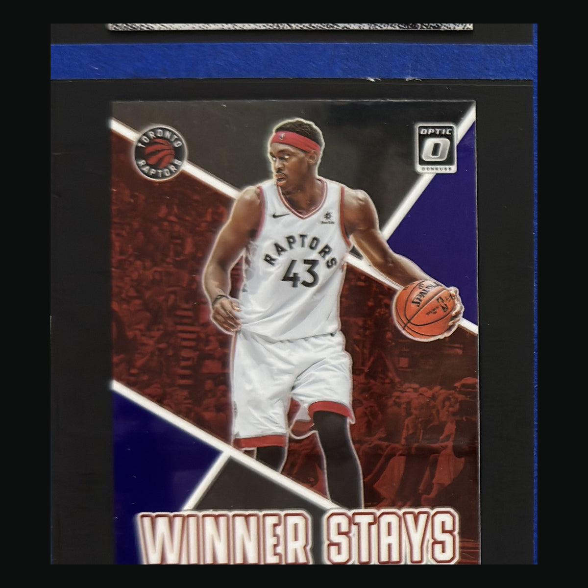 2022-23 Panini Donruss Optic Winner Stays Purple Prizm Pascal Siakam #3 — front view