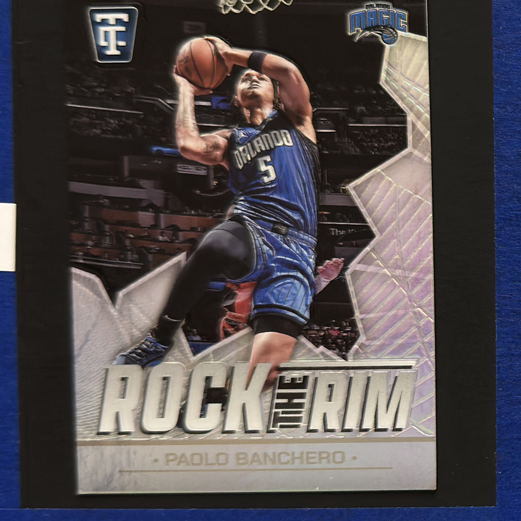 2024-25 Panini Totally Certified Rock the Rim Mirror Paolo Banchero #6 — front view