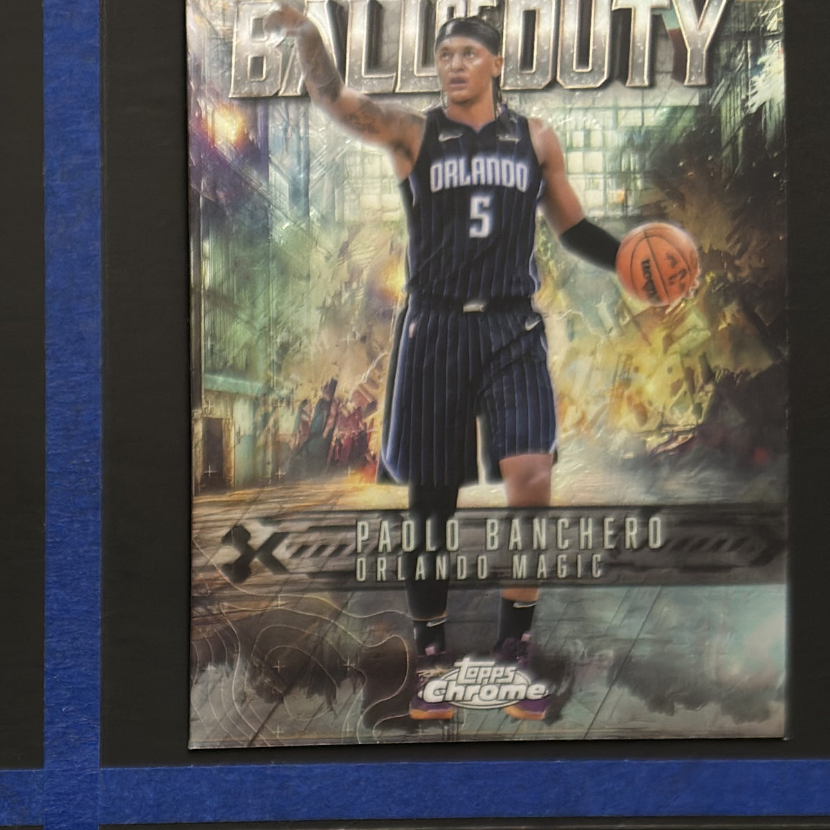 2025-26 Topps Chrome Ball of Duty Paolo Banchero #BD-14 — front view
