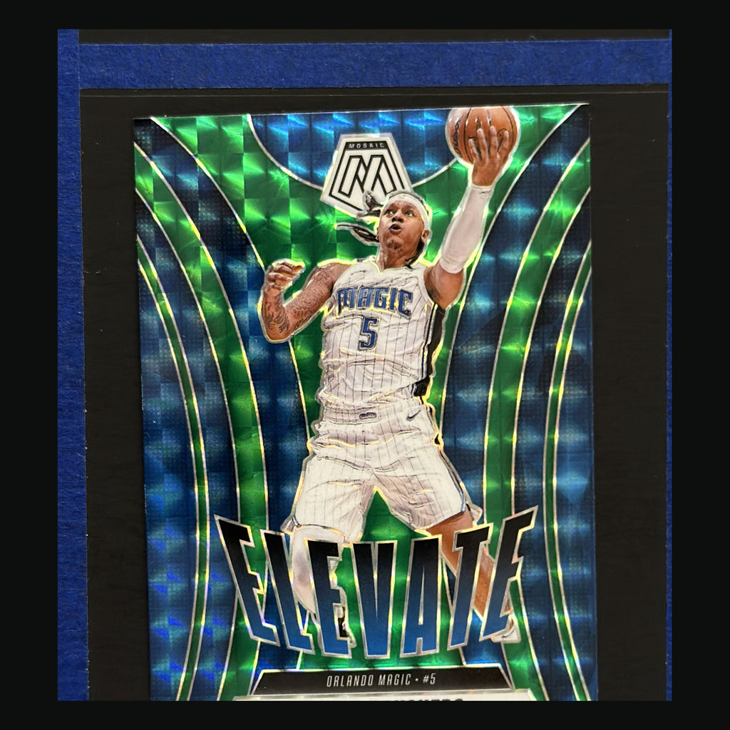 2024-25 Panini Mosaic Elevate Green Mosaic Prizm Paolo Banchero #10 — front view