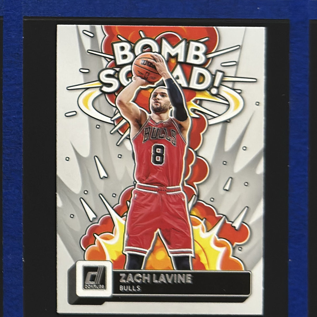 2022-23 Panini Donruss Bomb Squad Zach LaVine #15 — front view