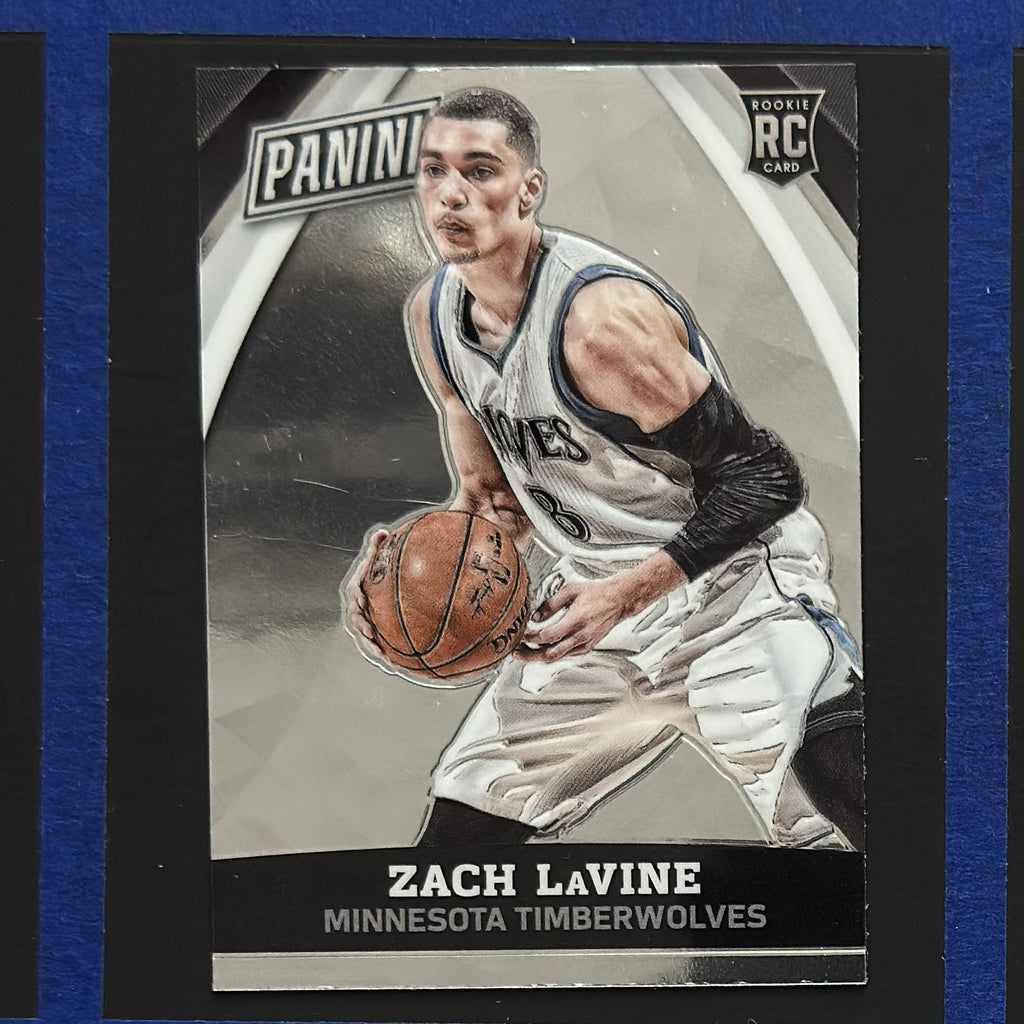2015 Panini National Convention VIP Party Zach LaVine RC #14 — front view