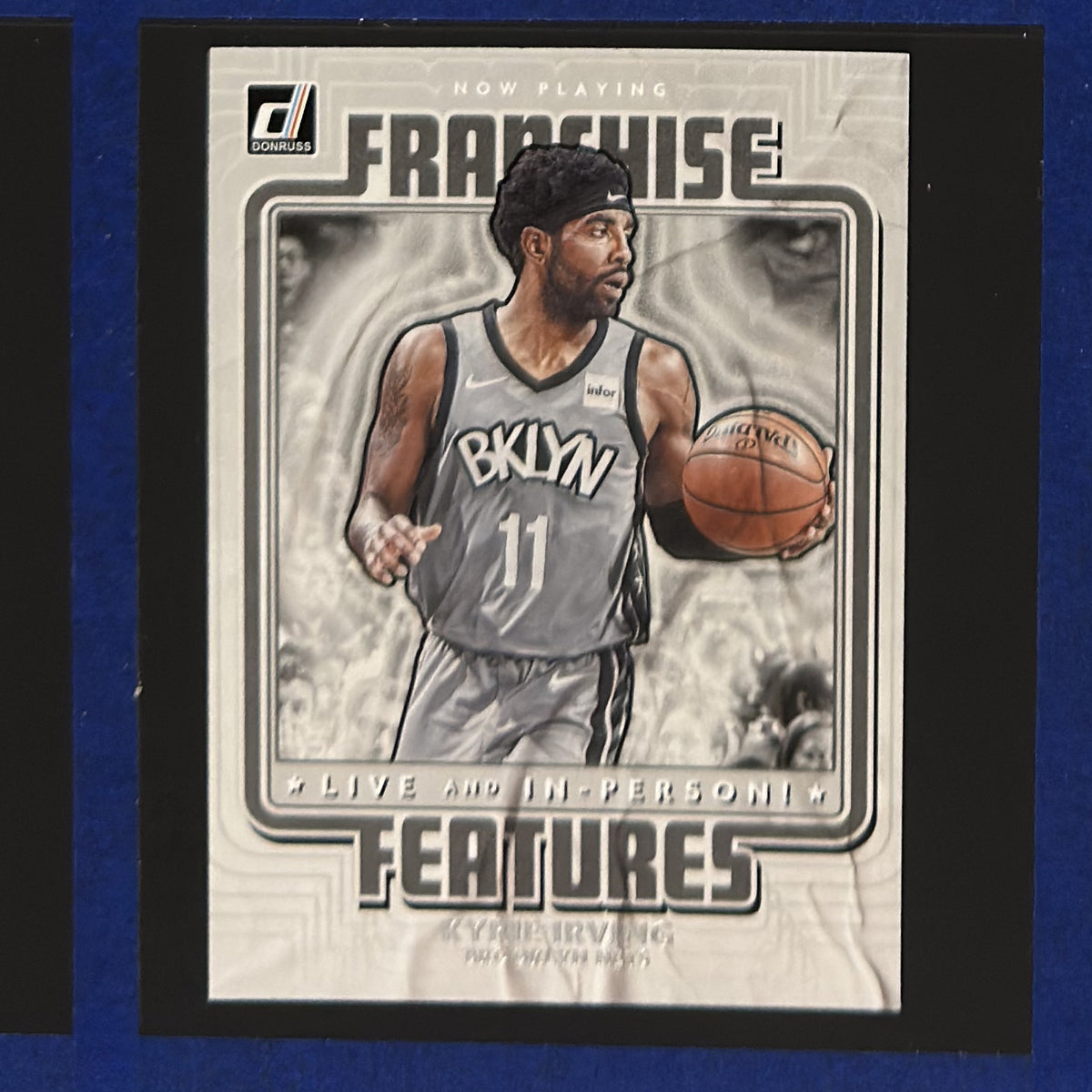 2020-21 Panini Donruss Franchise Features Kyrie Irving #3 — front view