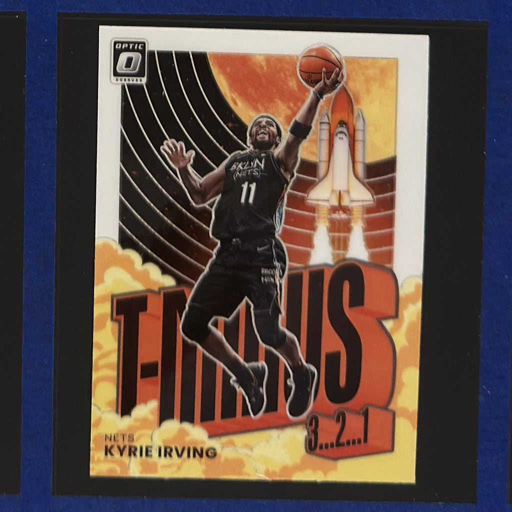 2021-22 Panini Donruss Optic T-Minus 3...2...1 Kyrie Irving #14 — front view