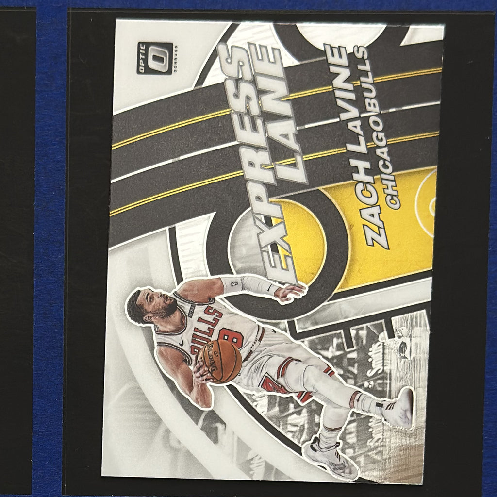 2021-22 Panini Donruss Optic Express Lane Zach LaVine #22 — front view