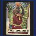 2014-15 Panini Prizm Fireworks Kyrie Irving #12 — front view