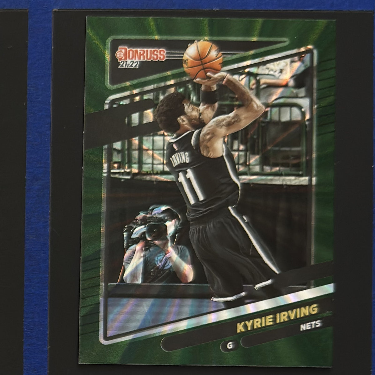 2021-22 Panini Donruss Green Holo Laser Kyrie Irving #179 — front view