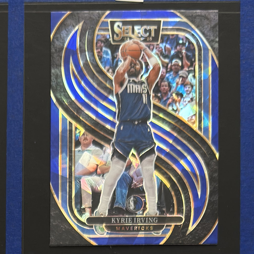 2024-25 Panini Select Premier Level Blue Kyrie Irving #148 — front view