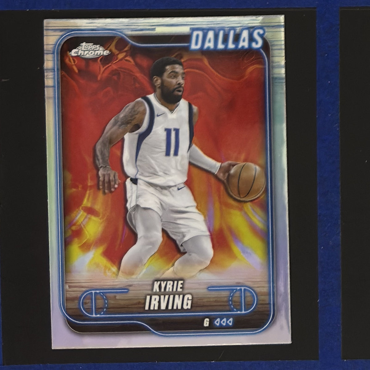 2024-25 Topps Chrome Refractor Kyrie Irving #117 — front view