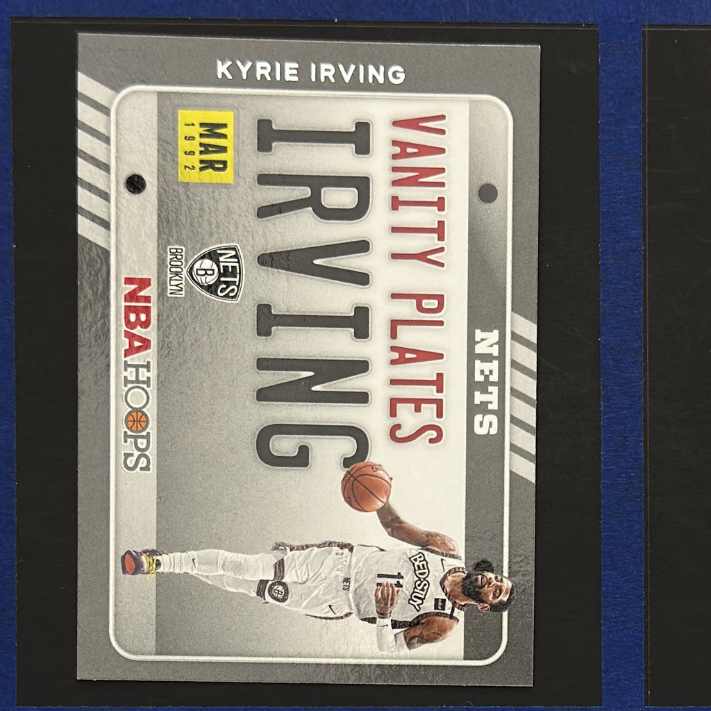 2020-21 Panini NBA Hoops Vanity Plates Kyrie Irving #11 — front view